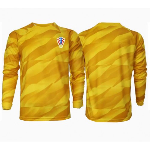 Maglia Calcio Croazia Portiere Prima Divisa Europei 2024 Manica Lunga